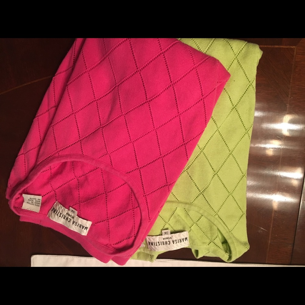 Maria Christina cotton 3x sleeveless sweaters